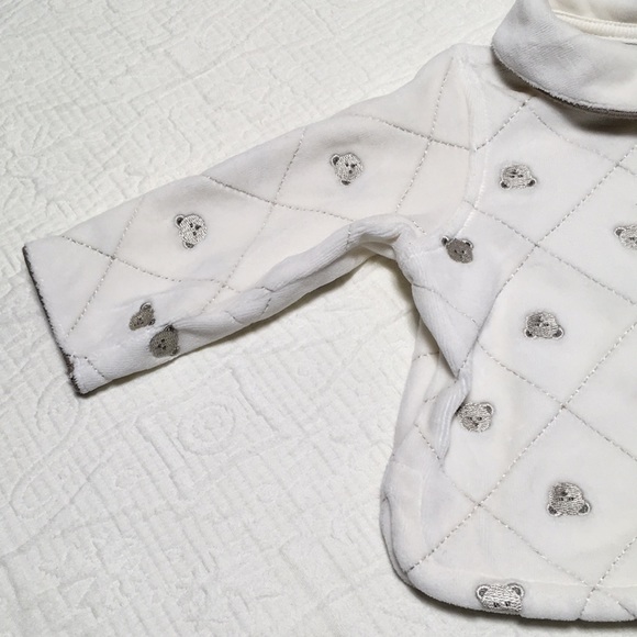 0-3m (5/$20) Velour Light Jacket/Cardigan by First Impressions - Picture 4 of 15